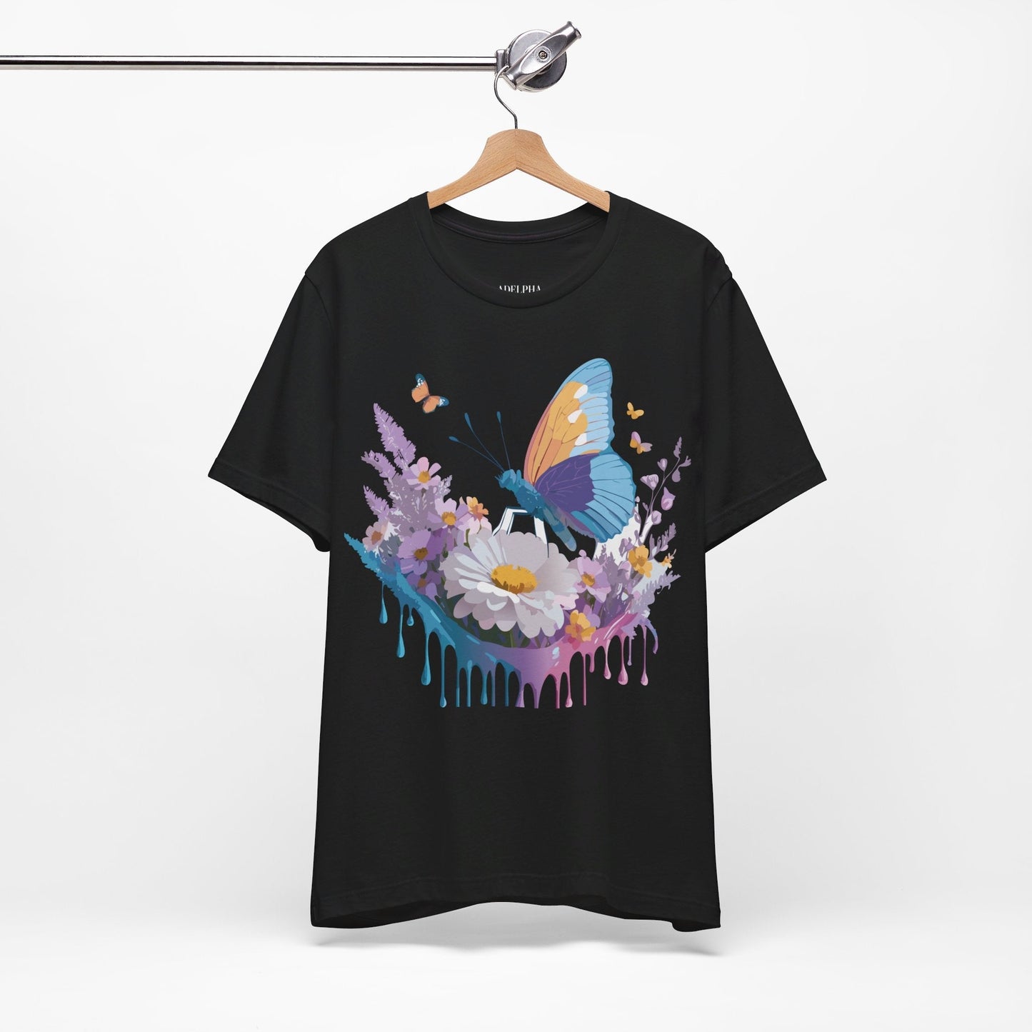 Adelpha Vintage Inspired Graphic Tee Unisex Short Sleeve Shirt