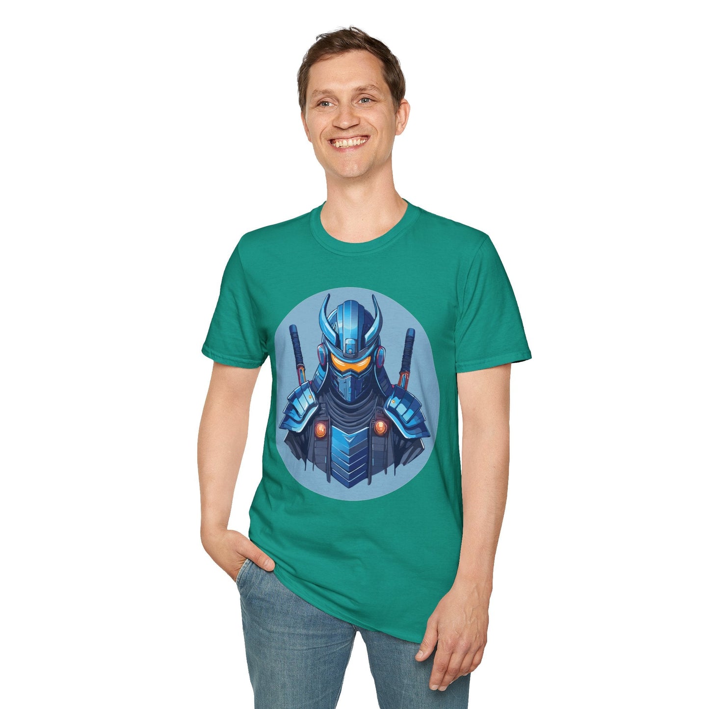 Samurai Shirt Unisex Softstyle T Shirt 100 Percent Ring Spun Cotton Gildan 64000