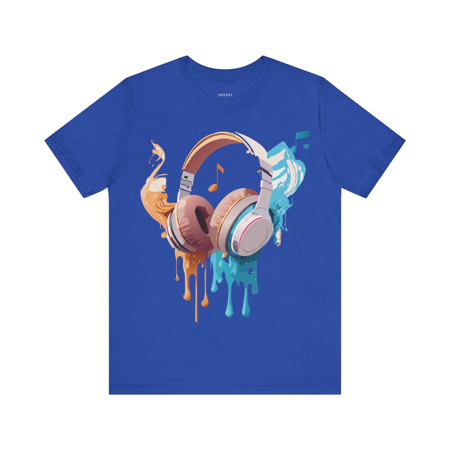 Adelpha Music T Shirt Unisex Graphic Tee Vintage Inspired Artwork Short Sleeve Premium