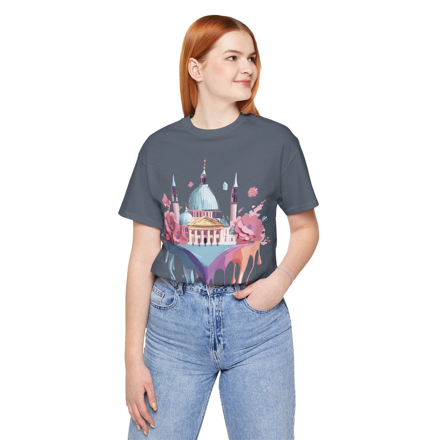 Venice Tourist Shirt Unisex Graphic Tee With Vintage Inspired Adelpha Artwork For Everyday Wear