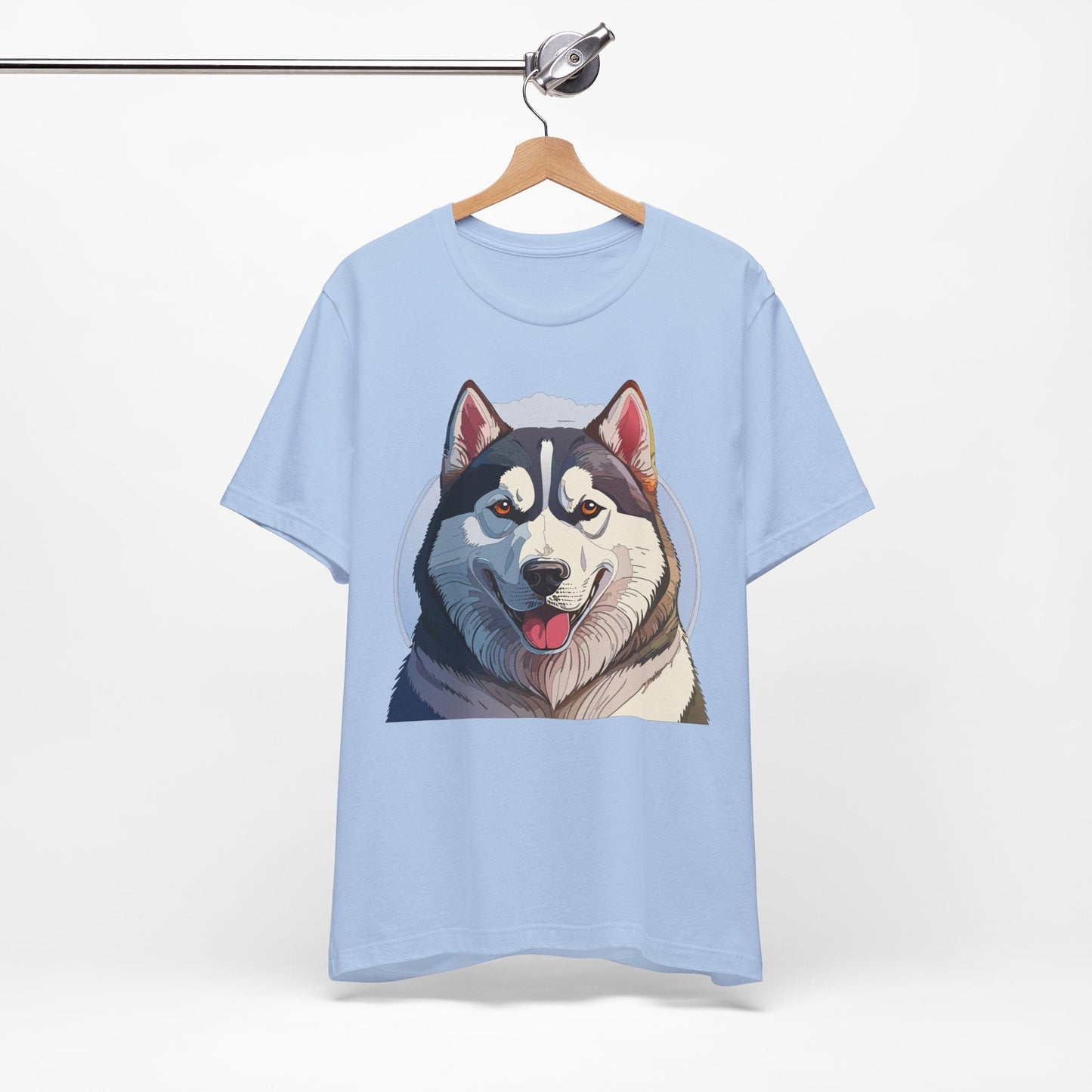 Unisex Animal Shirt Art Design Tee With Wild Animals Graphic Print Short Sleeve Style