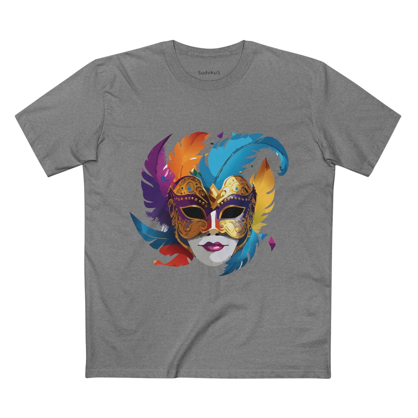 Mask Graphic Unisex 100 Cotton Staple Tee 39