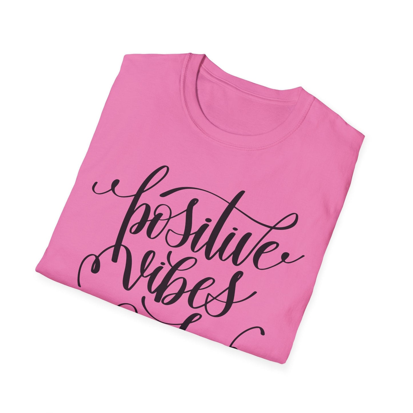Positive Slogan T Shirts With Positive Words Unisex Short Sleeve Tee Gildan Softstyle 64000 Ring Spun Cotton