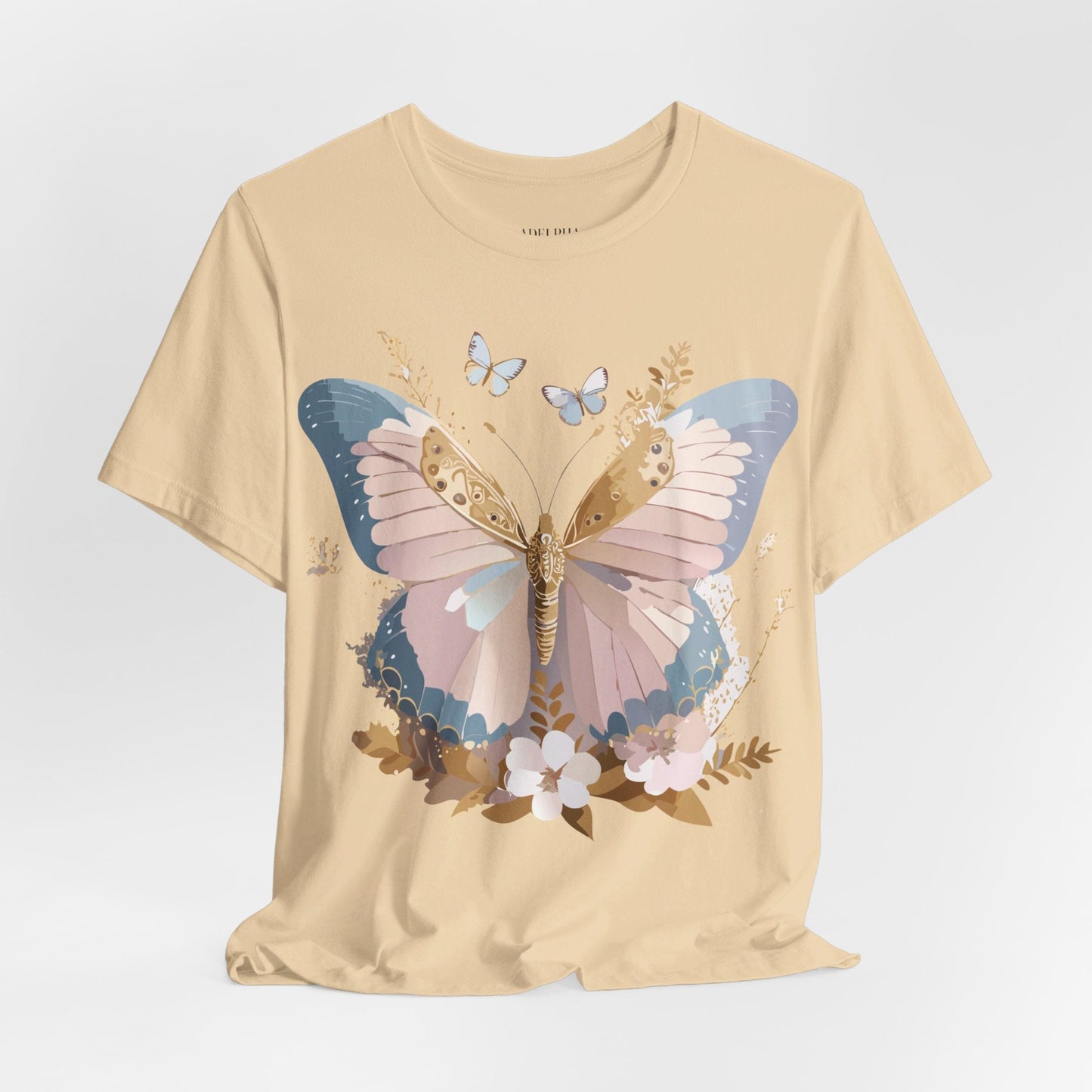 Adelpha Vintage Inspired Butterfly Graphic Tee Unisex Short Sleeve