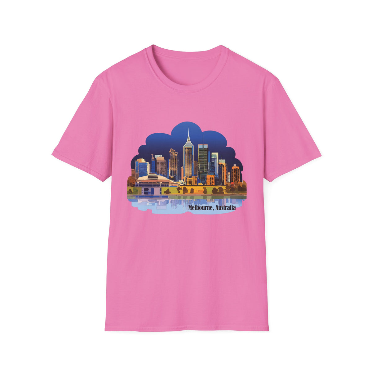 Melbourne Skyline T-Shirt | Cityscape Illustration