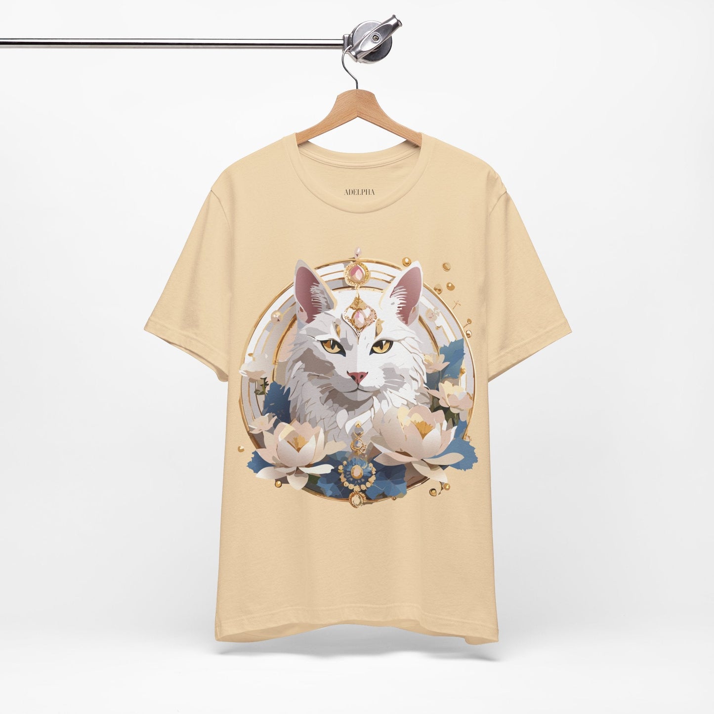 Medallion Shirt Graphic Tee Unisex Short Sleeve Art Print Adelpha Vintage Inspired