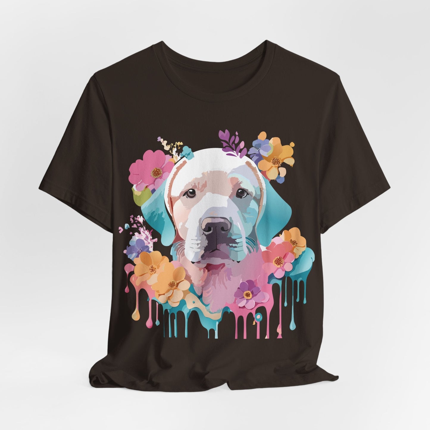 Dog Graphic Tee Unisex Vintage Inspired Art Design Adelpha Short Sleeve Jersey Shirt
