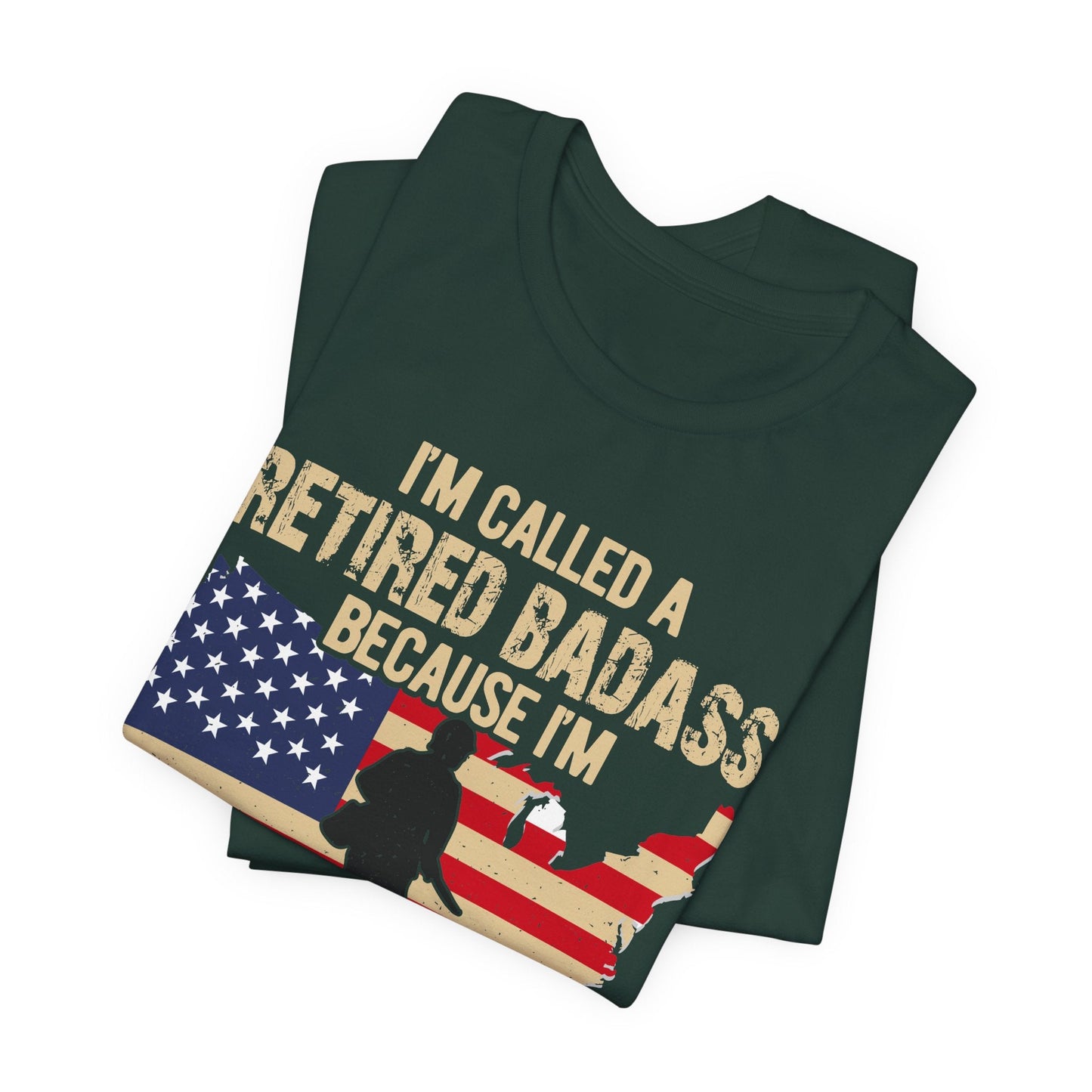 Army Veteran Patriotic Graphic Design Unisex Cotton T-Shirt v22
