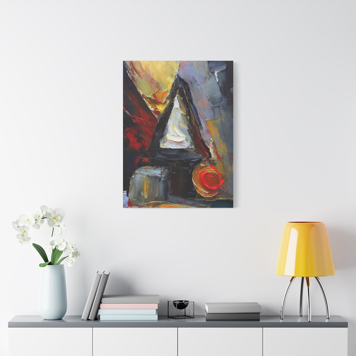 Abstract Oil Painting Print Canvas 20x24,20x30,24x30 24x32,24x36,30x40 32x48,36x48,40x60 Pine-Wood Inner Frame ABS-75