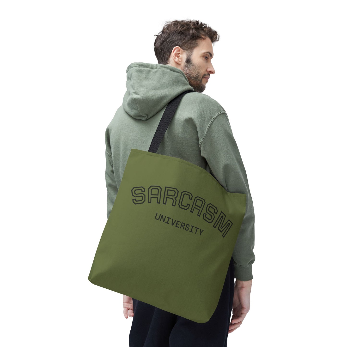 University GREEN COLOR CANVAS BAG  100% SPUN POLY 3 SIZES BAG-C1