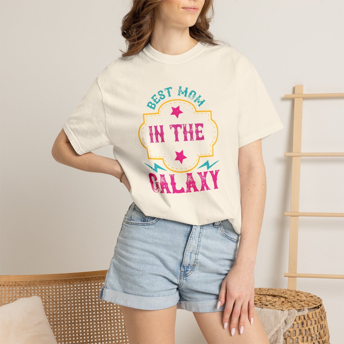 Mom T-shirt Mother Day Mama Tee Unisex Comfort Colors Garment-Dyed Cotton h65