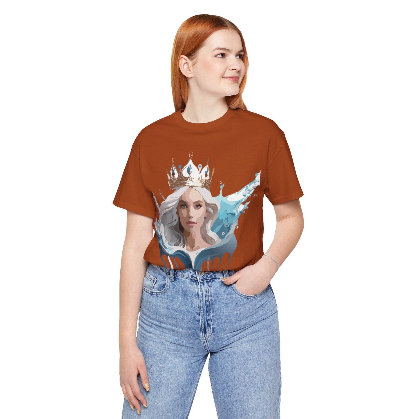 Queen Graphic T Shirt Unisex Jersey Short Sleeve Tee With Vintage Inspired Artwork Adelpha