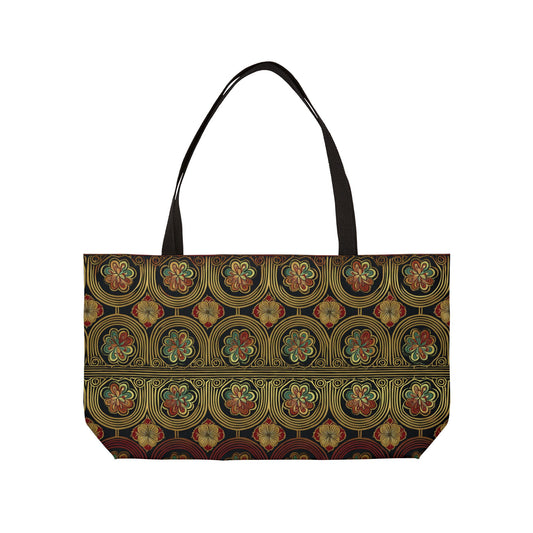 Ornament Print Big Bag Unisex Spun Poly 24x13 Canvas Art Bag OR-6