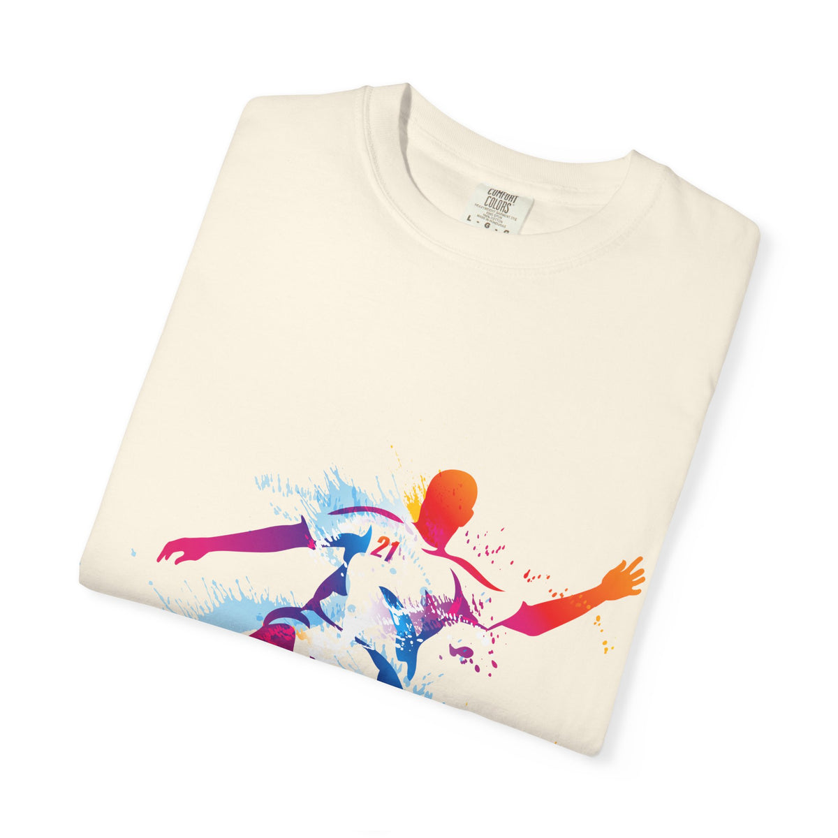Sports Graphic Unisex T-Shirt Garment Dyed Cotton Relaxed Fit Comfort Colors 5