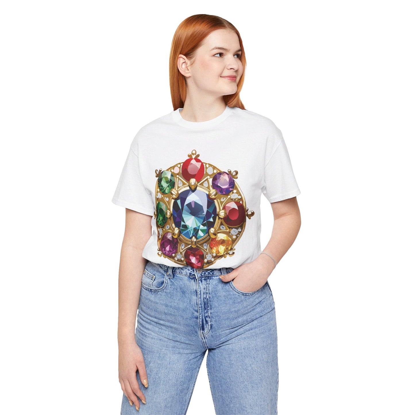 Jewelry Graphic Unisex 100 Cotton Vintage Treasure Art T-Shirt 40
