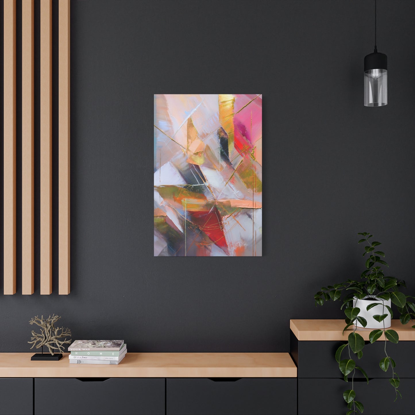 Abstract Oil Painting Print Canvas 20x24,20x30,24x30 24x32,24x36,30x40 32x48,36x48,40x60 Pine-Wood Inner Frame ABS-179
