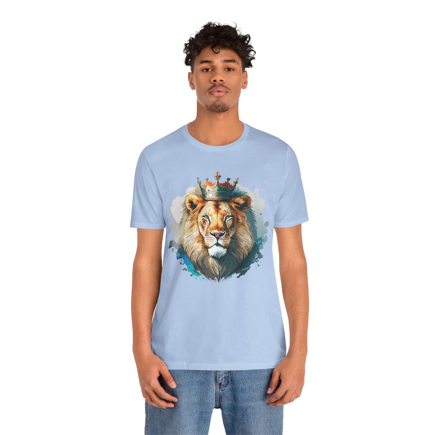 Lion Shirt, Animal Shirt, T-Shirt with Lion, Art Design Tee, Animal Tees, Safari T-Shirt, Crown Tee 13