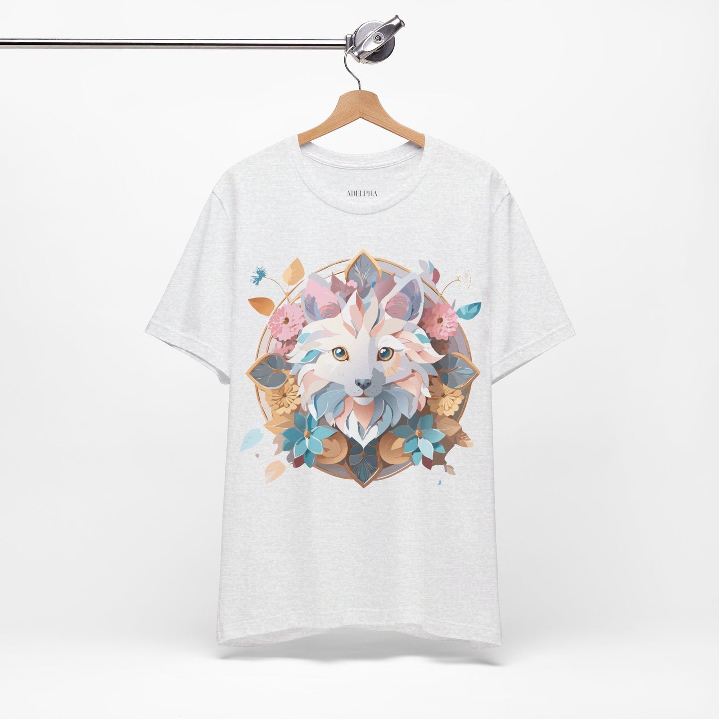 Medallion Graphic Unisex 100 Cotton Vintage Animal Medal Artwork Tee 90