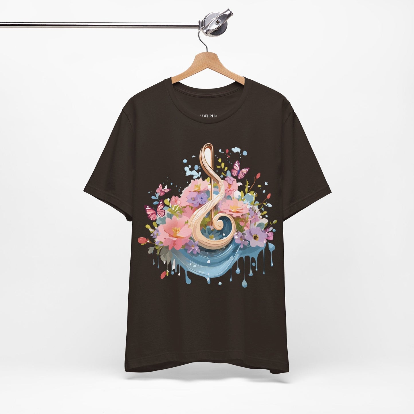 Music T Shirt Unisex Graphic Tee By Adelpha With Vintage Inspired Artwork And Premium Comfort