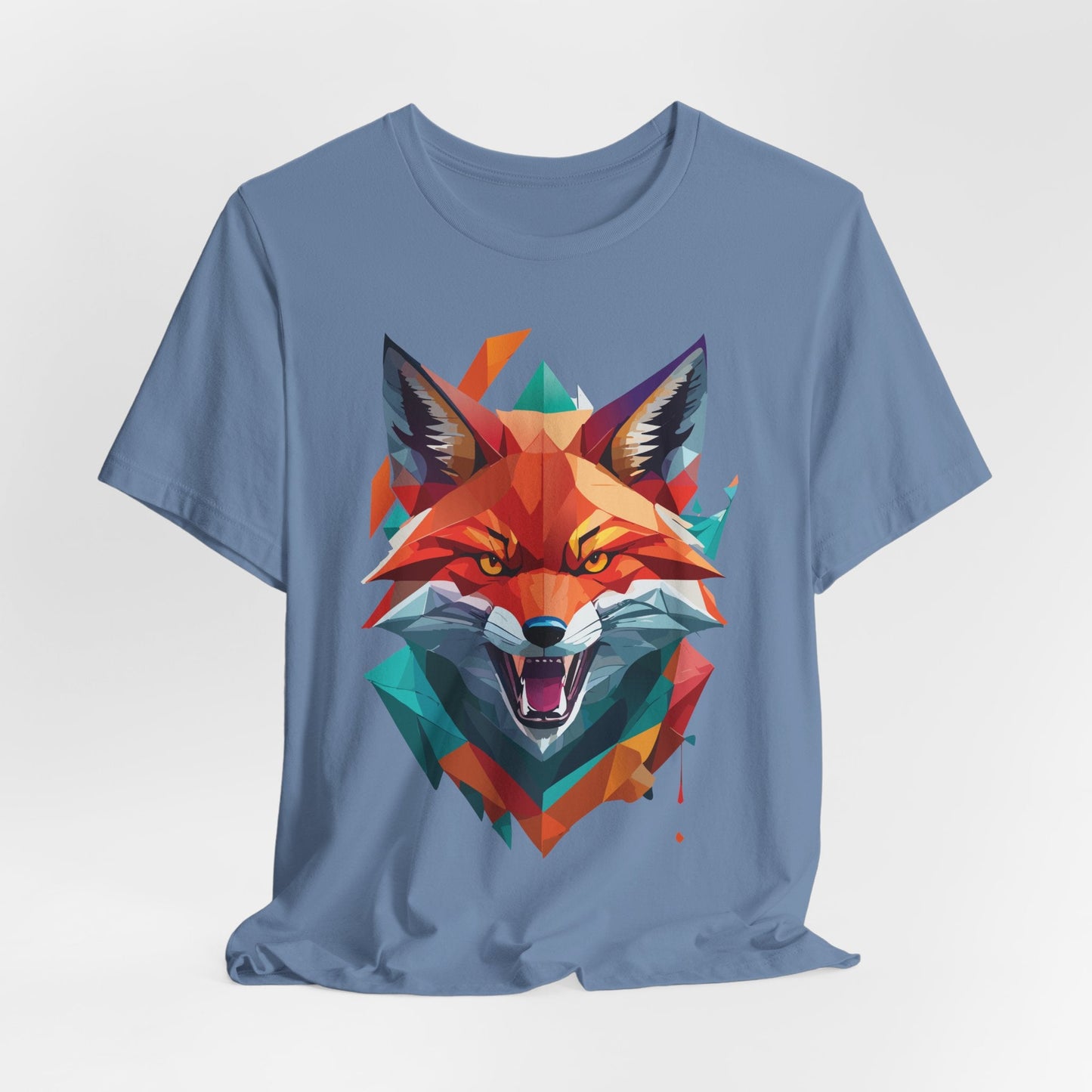 Unisex Animal Print Tee Shirt With Wild Animals Art Design For Men Women Soft Cotton