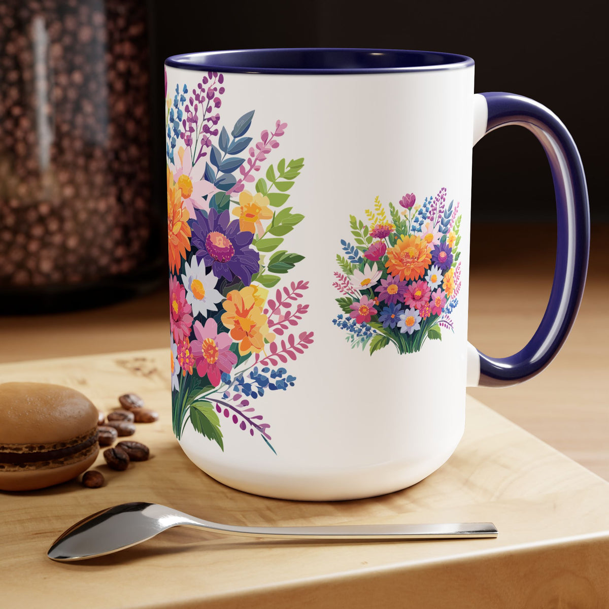 Floral Mug, Floral Cup