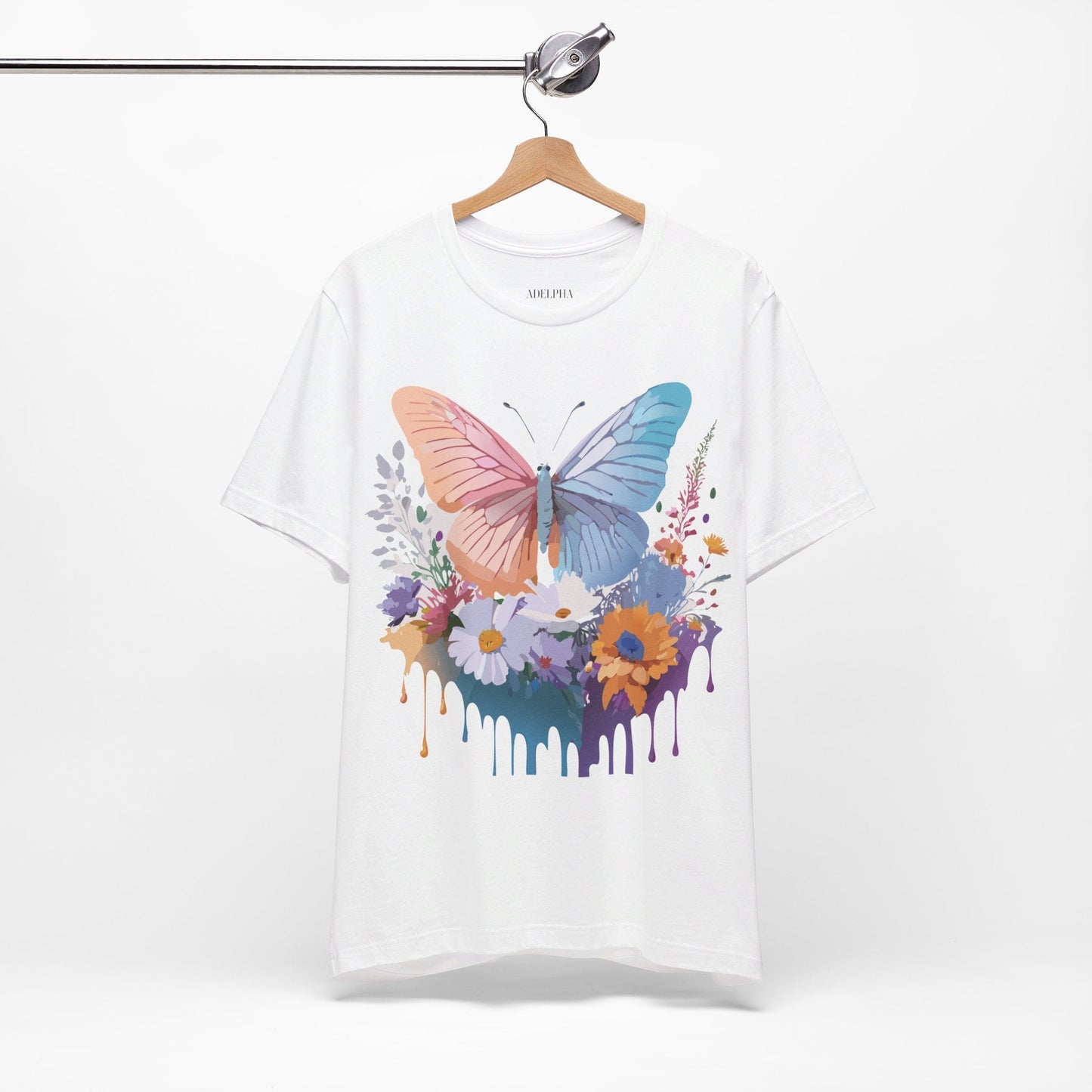Butterfly Graphic T Shirt Unisex Adelpha Artwork Tee Vintage Style
