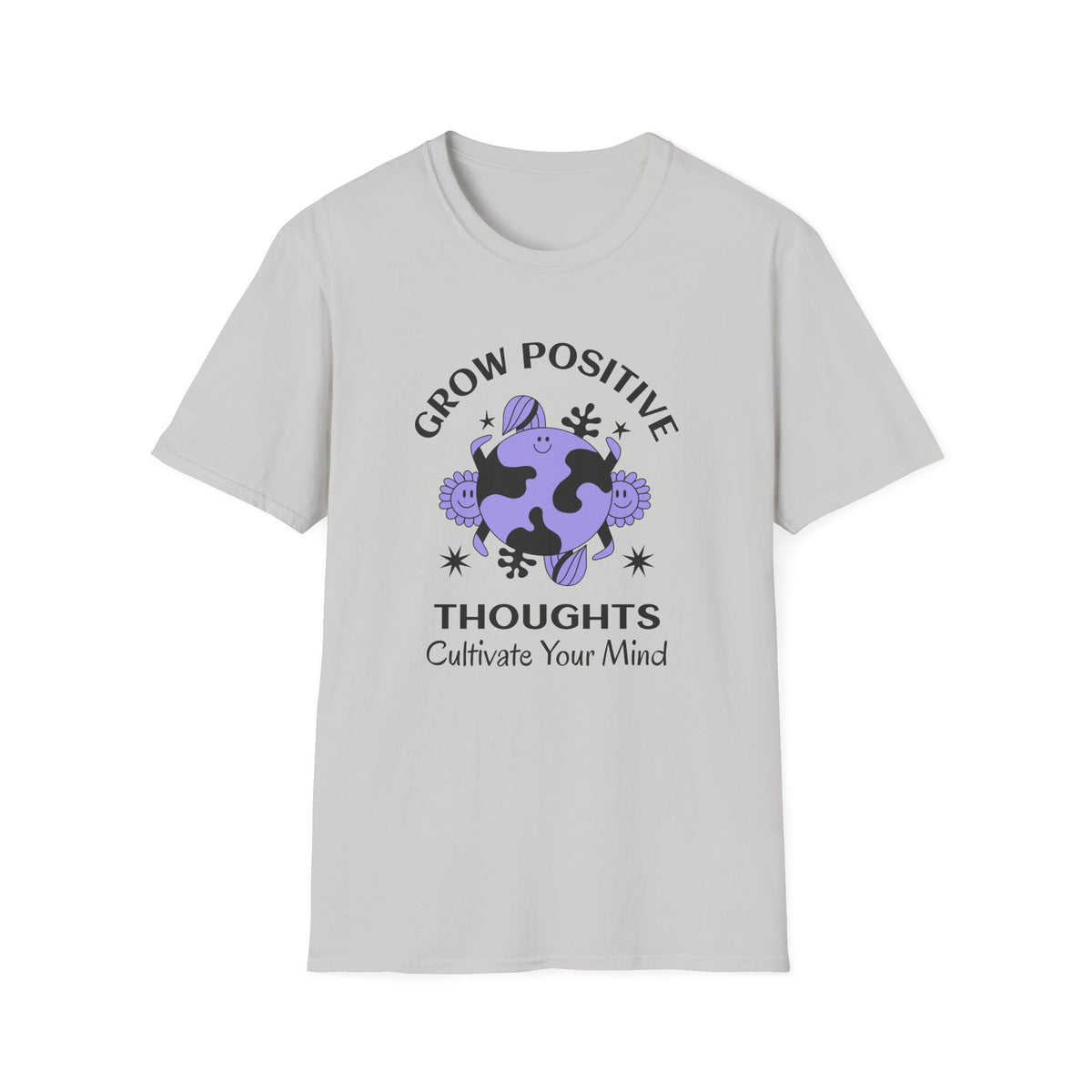 Positive Slogan Positive Words Tee with Good Quotes Graphic Tee Gildan Unisex 100 Cotton Tee Shirt p102