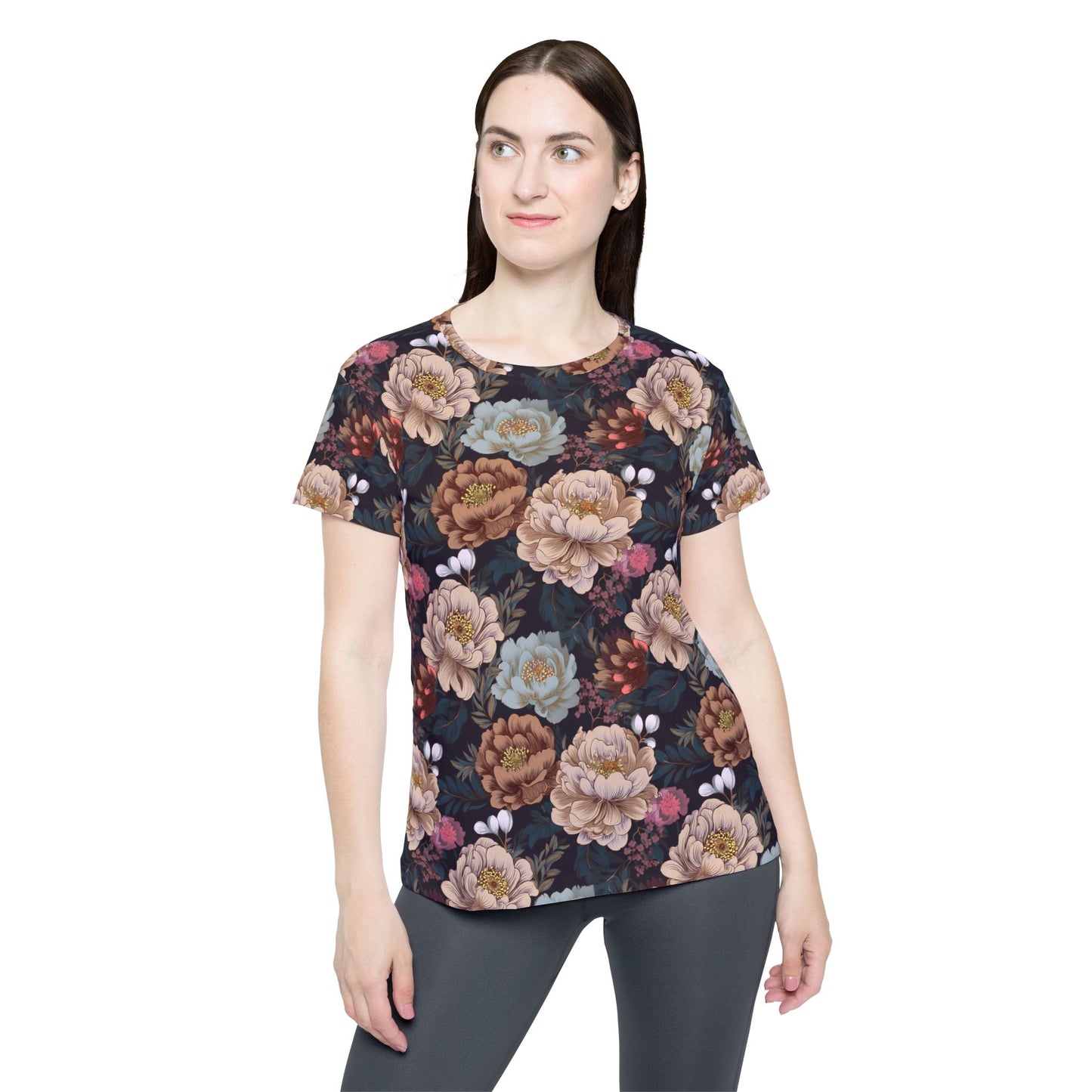 Floral Print Shirt, Shirt with Flowers