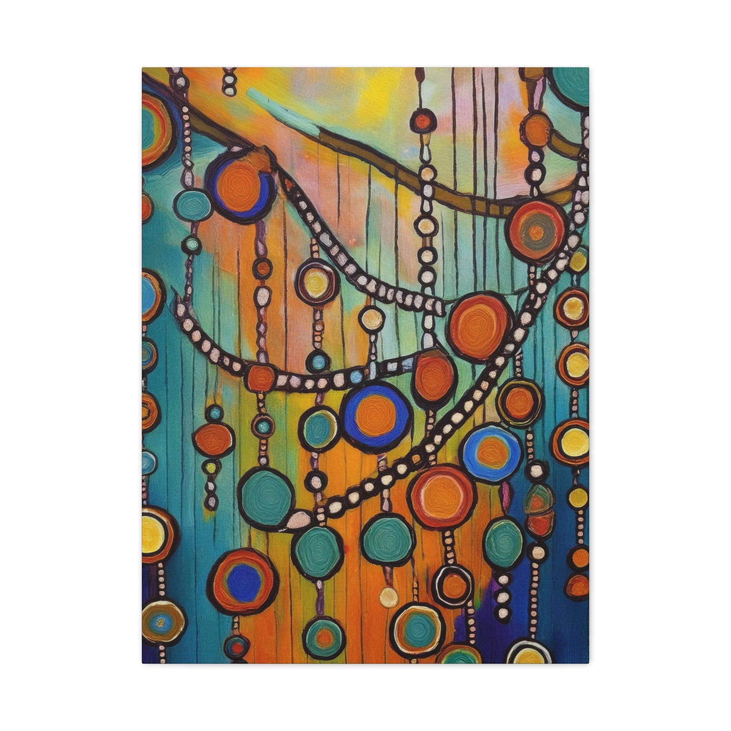 Abstract Oil Painting Print Canvas 20x24,20x30,24x30 24x32,24x36,30x40 32x48,36x48,40x60 Pine-Wood Inner Frame ABS-100