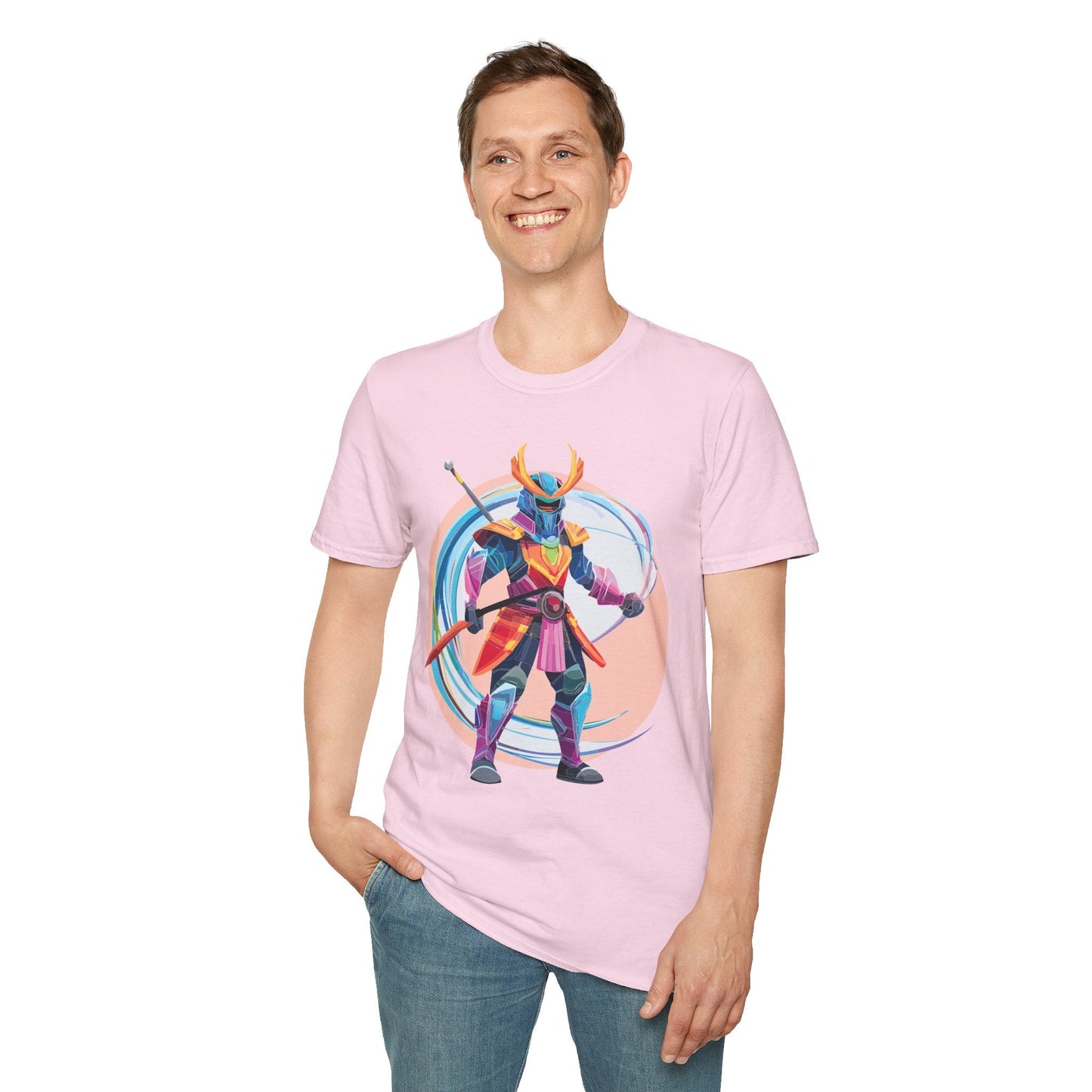 Samurai Shirt Unisex Softstyle T Shirt Gildan 64000 Ring Spun Cotton Tee For Everyday Comfort