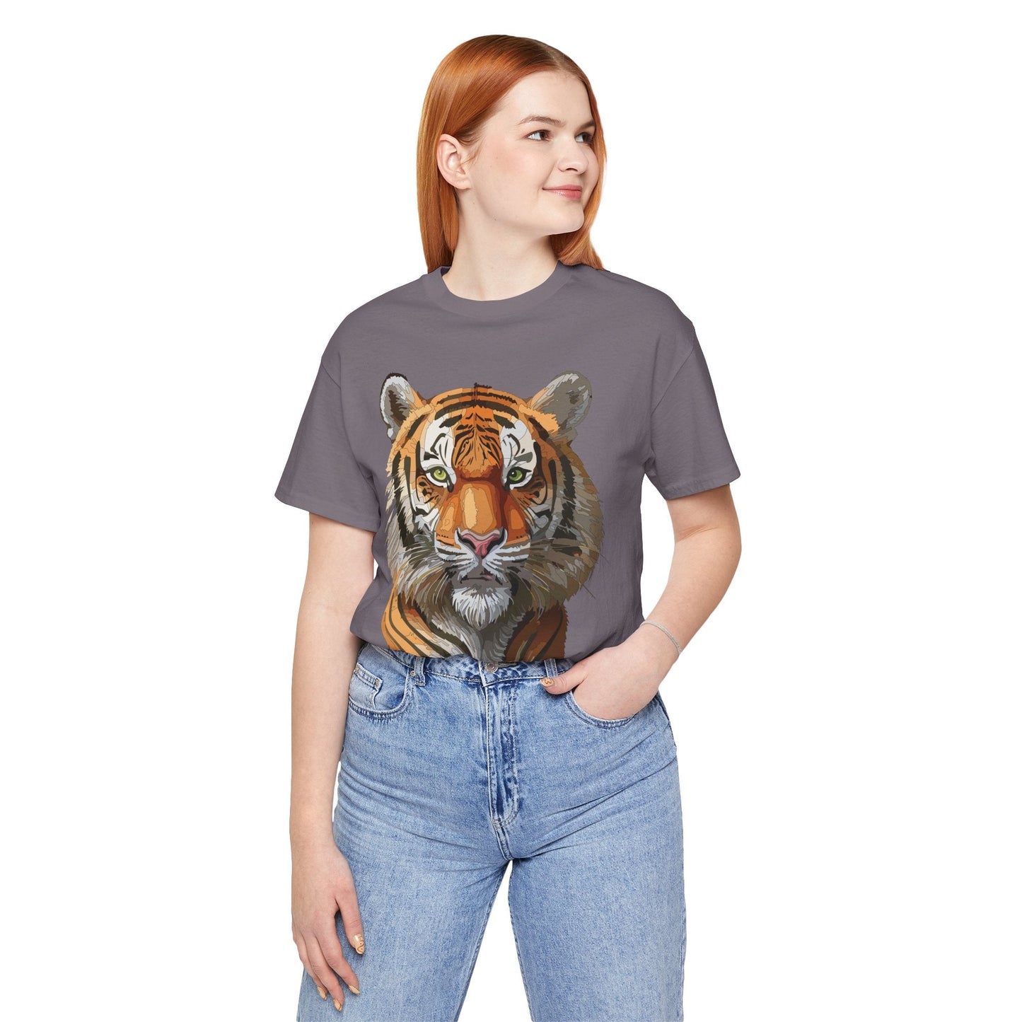 Unisex Animal Art Design Tee Shirt Wild Animals Graphic Tee Softstyle Gildan 64000