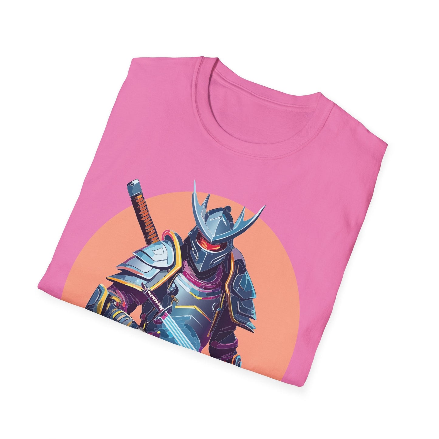 Samurai Shirt Unisex Tee Gildan Softstyle 64000 One Hundred Percent Ring Spun Cotton Comfort