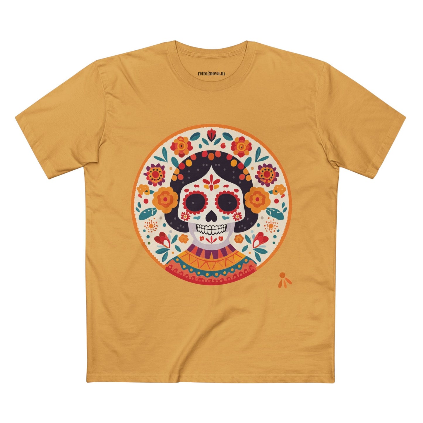 Skull Shirt Unisex Skeleton Tee Premium Cotton With Original Art Design Retro2Nova SS52