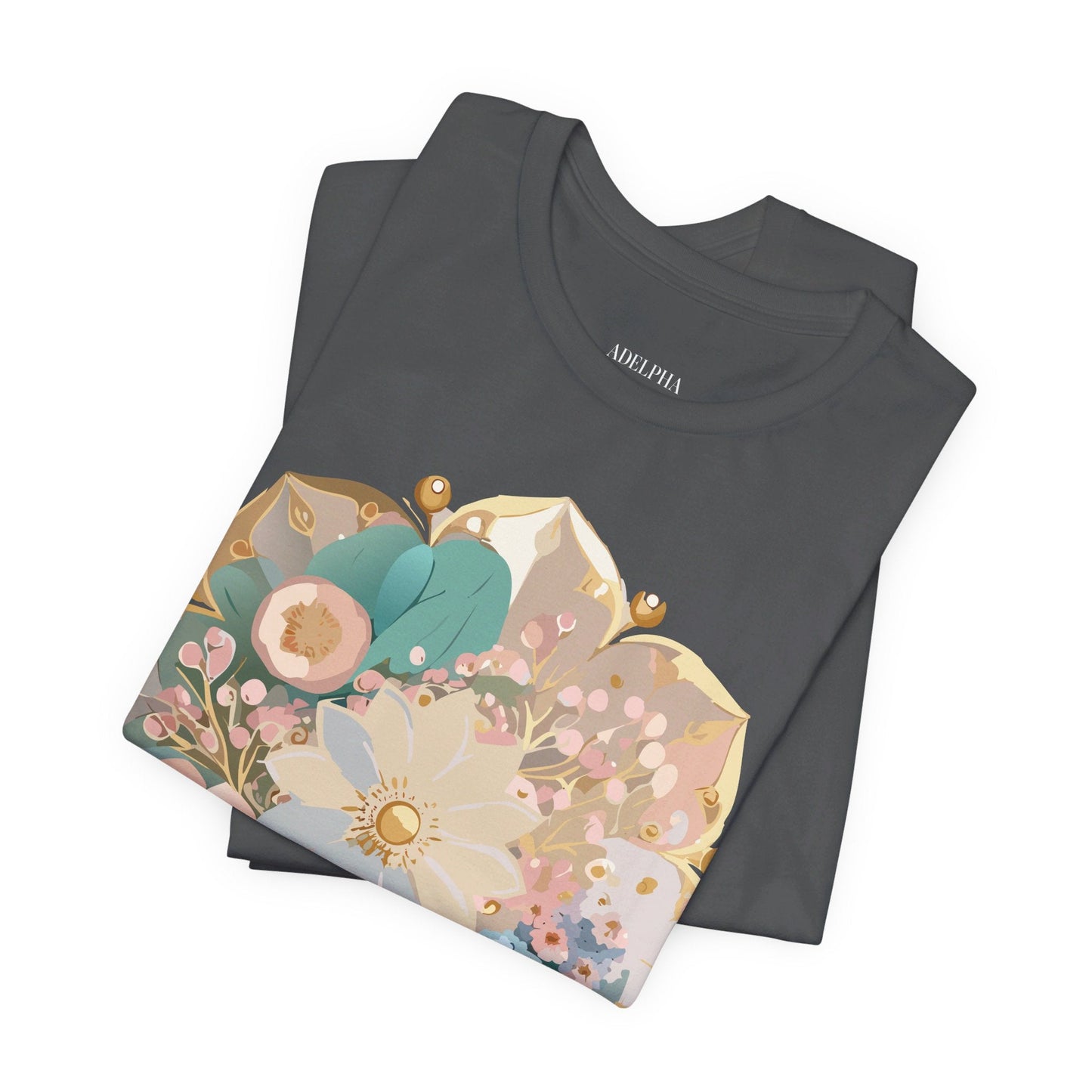 Mandala Graphic Unisex 100 Cotton Vintage Floral Artwork Tee 14