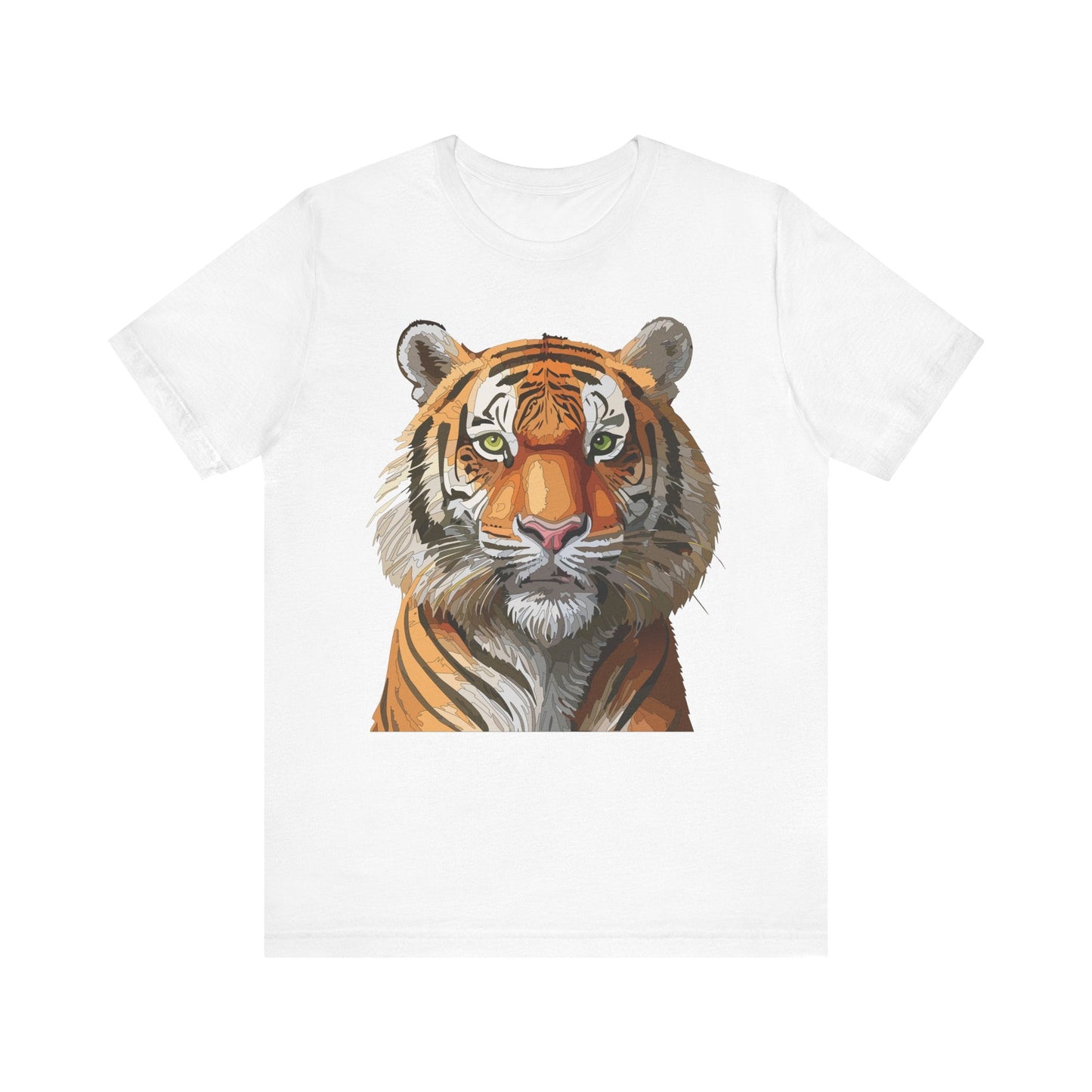 Unisex Animal Art Design Tee Shirt Wild Animals Graphic Tee Softstyle Gildan 64000