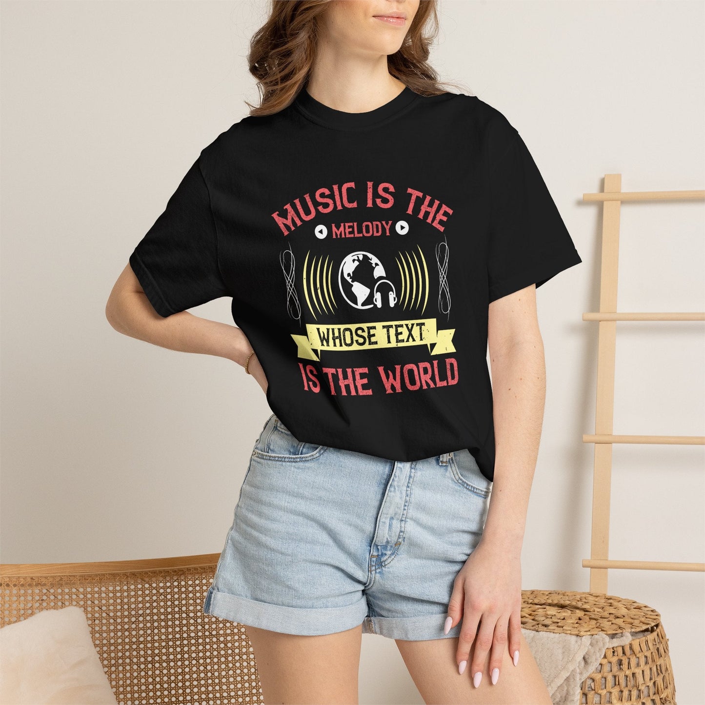 Music Graphic Design Unisex Cotton T-shirt m33
