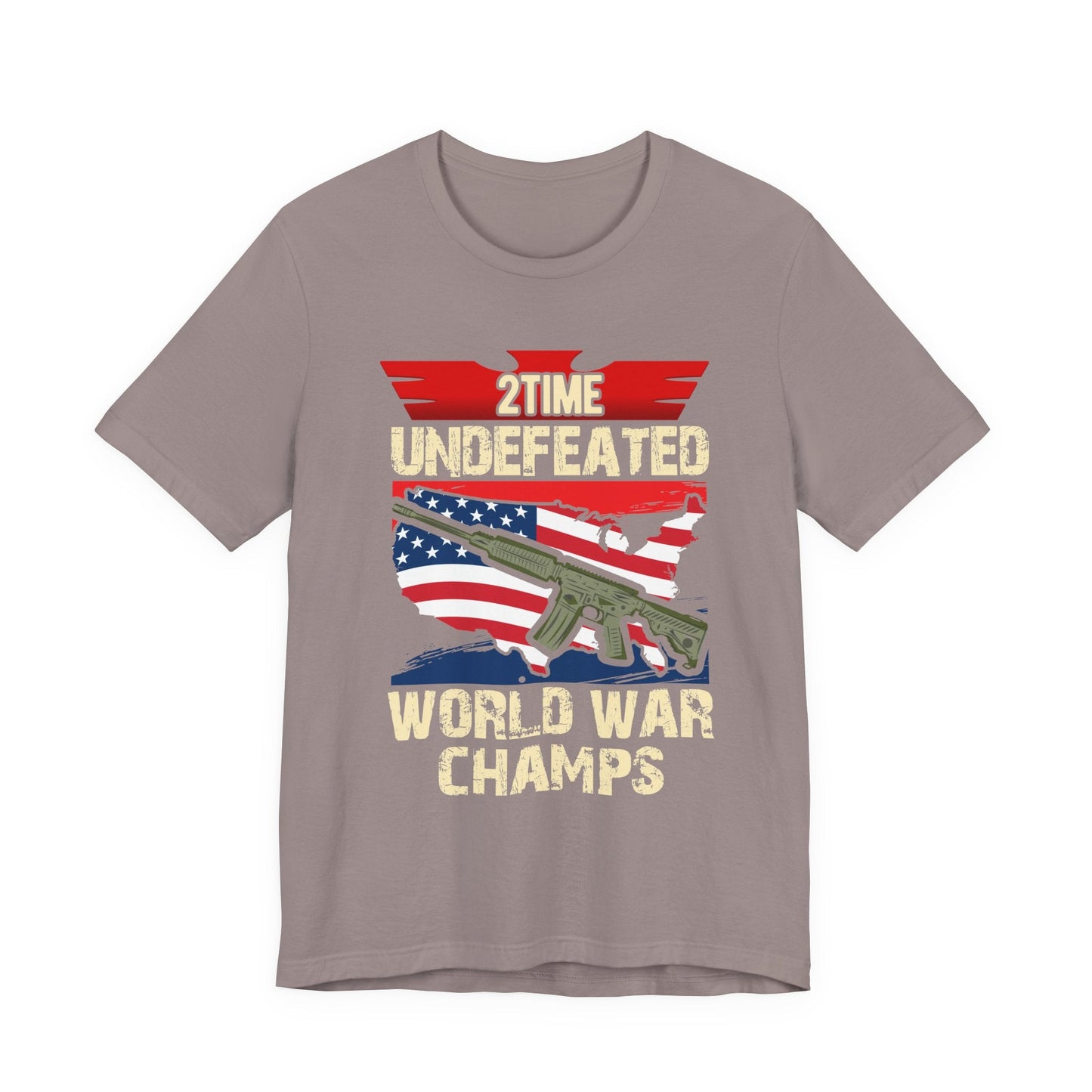 Army Veteran Patriotic Graphic Design Unisex Cotton T-Shirt v15