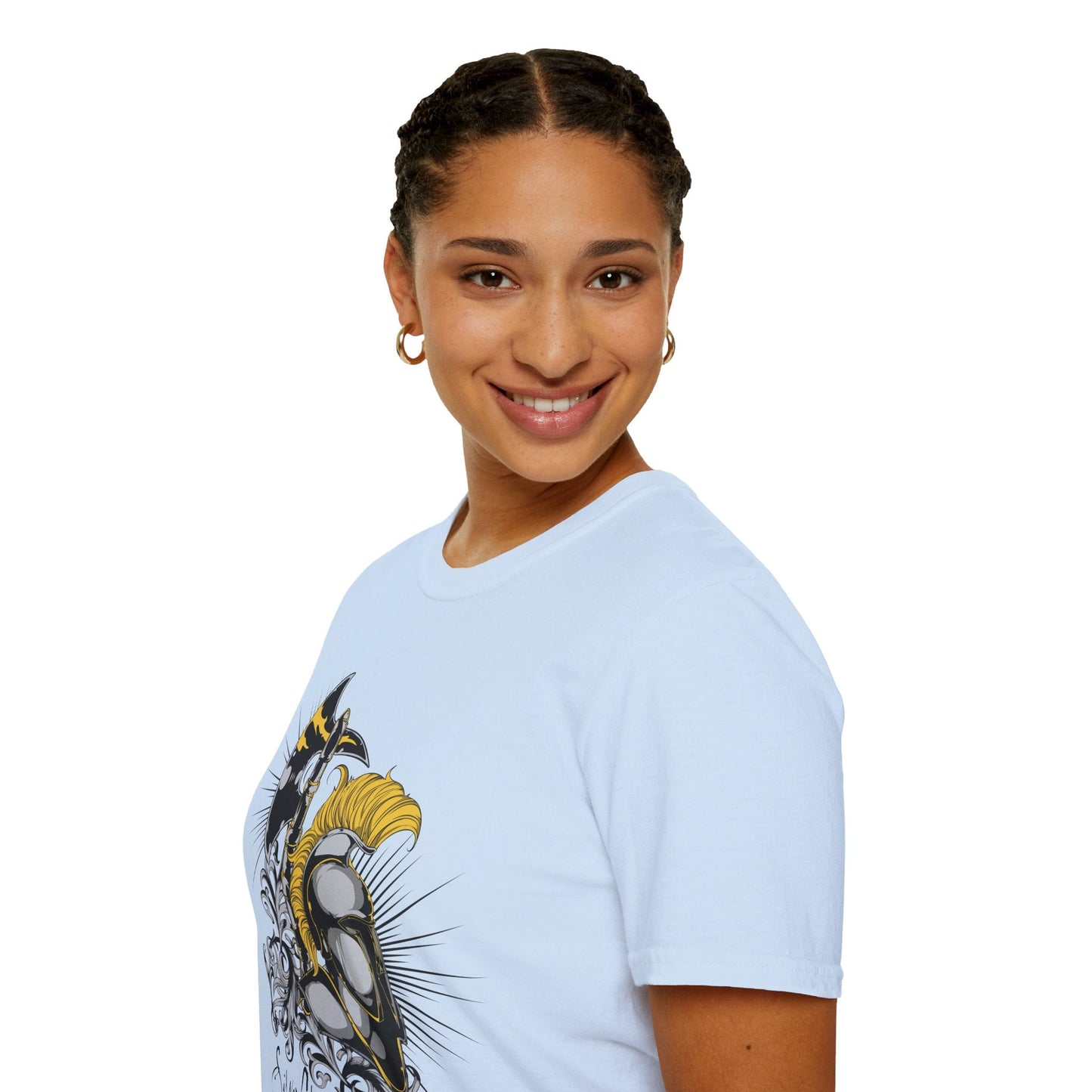 Unisex Art Graphic Shirt 100 Percent Ring Spun Cotton Softstyle Tee For Everyday Comfort And Style