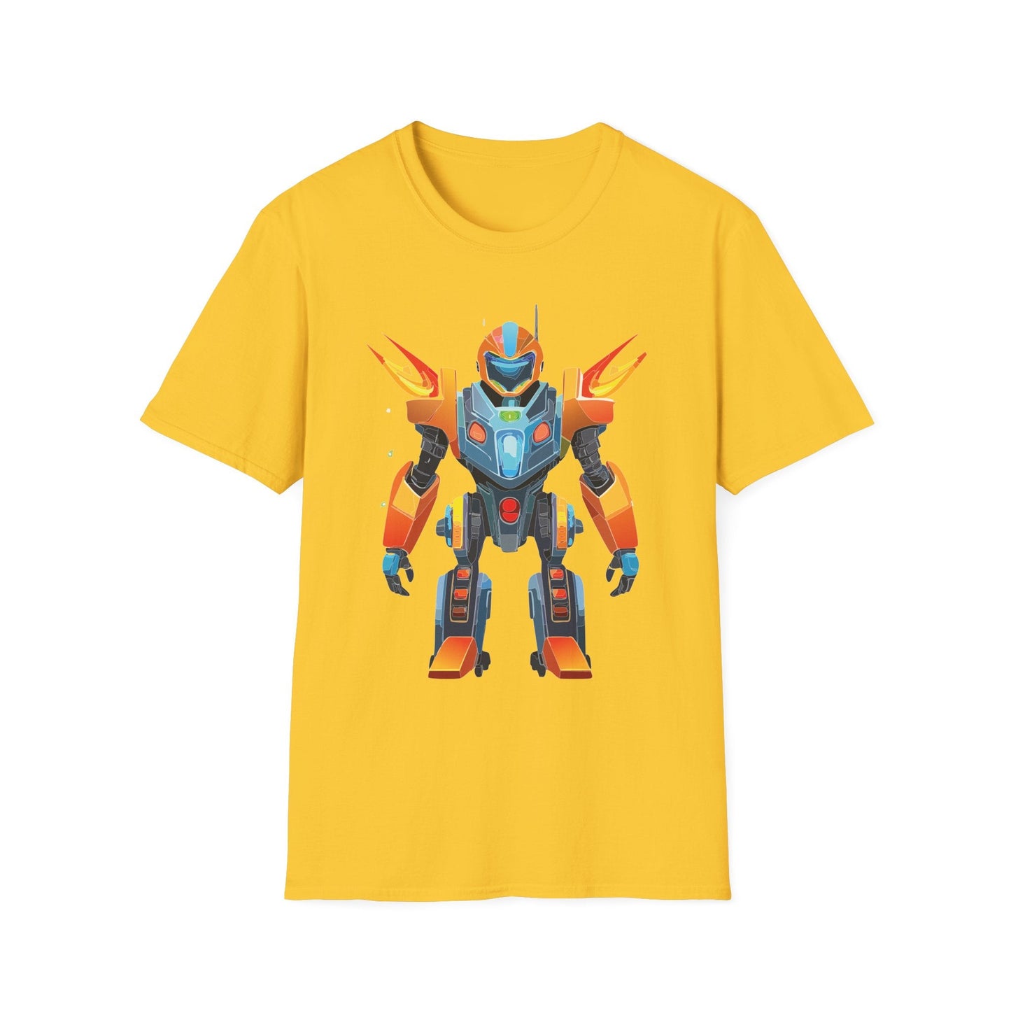Cyborg Tee Unisex Robot Shirt Terminator Graphic Short Sleeve Tee Gildan Softstyle 64000 Cotton