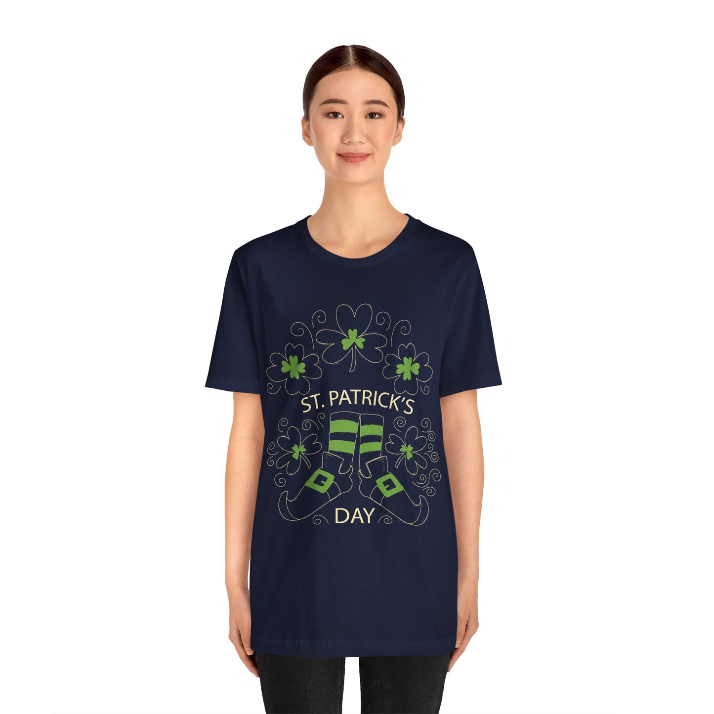 Unisex Cotton Tee Shirt with Lucky Prints