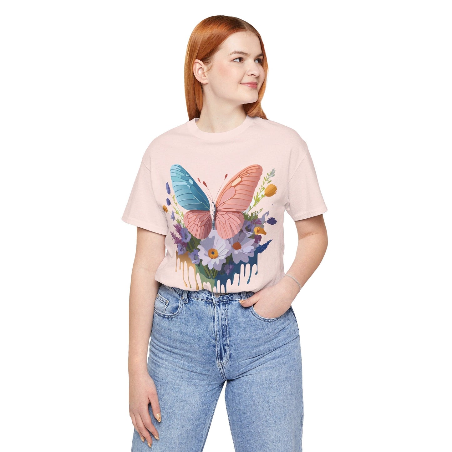 Butterfly Graphic Tee Unisex Art Design Shirt With Vintage Adelpha Artwork