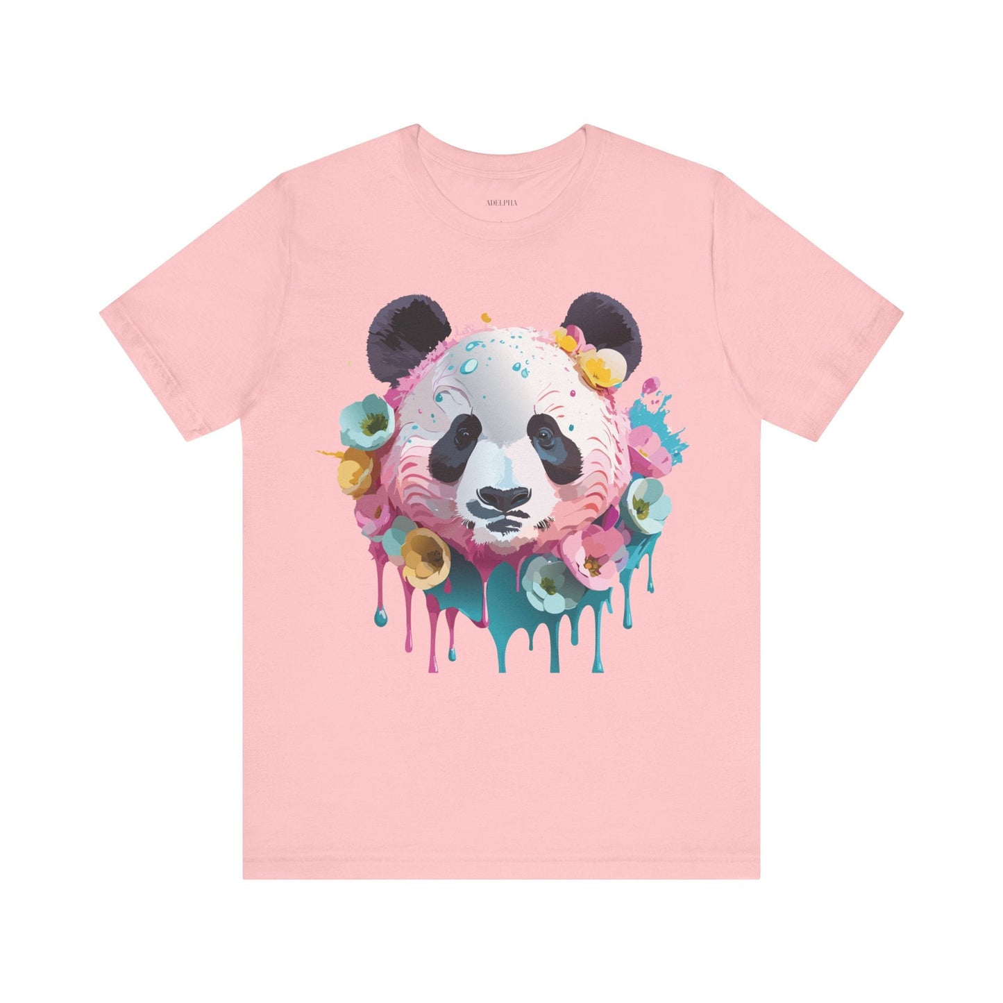 Panda Graphic Unisex 100 Cotton Vintage Art with Animal T-Shirt 6