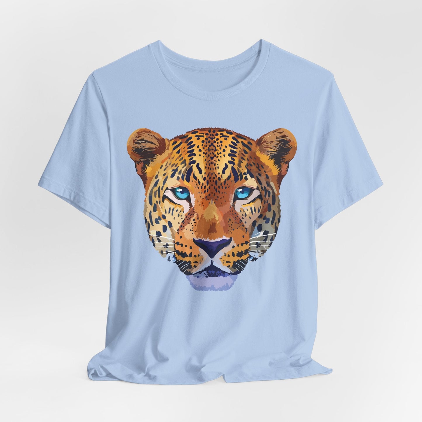 Unisex Animal Print Tee Shirt With Art Design Wild Animals Graphic Tee For Everyday Wear