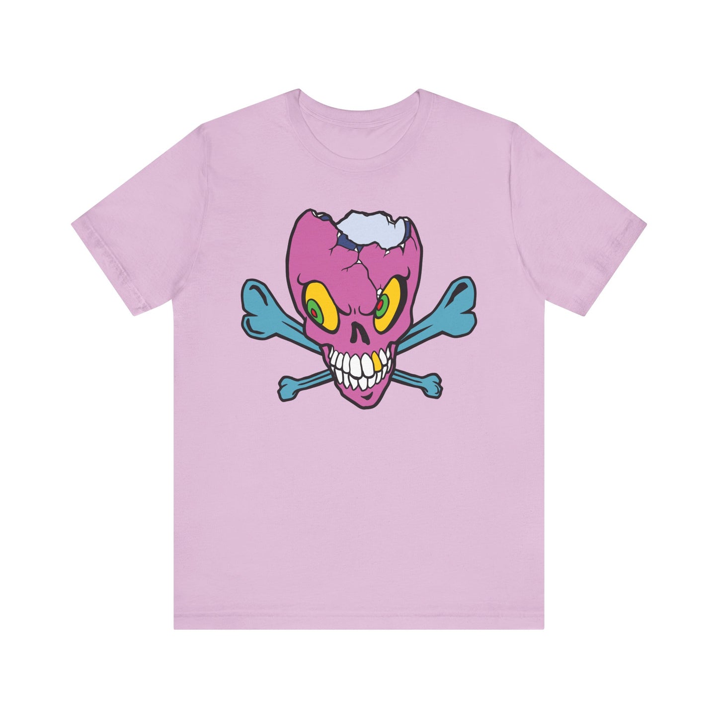 Purple Skull Graphic Design Tee, Skull Shirt, Vintage Tees, Art Design T-Shirt, Vintage Graphic Tee, Art Shirts with Skulls 5