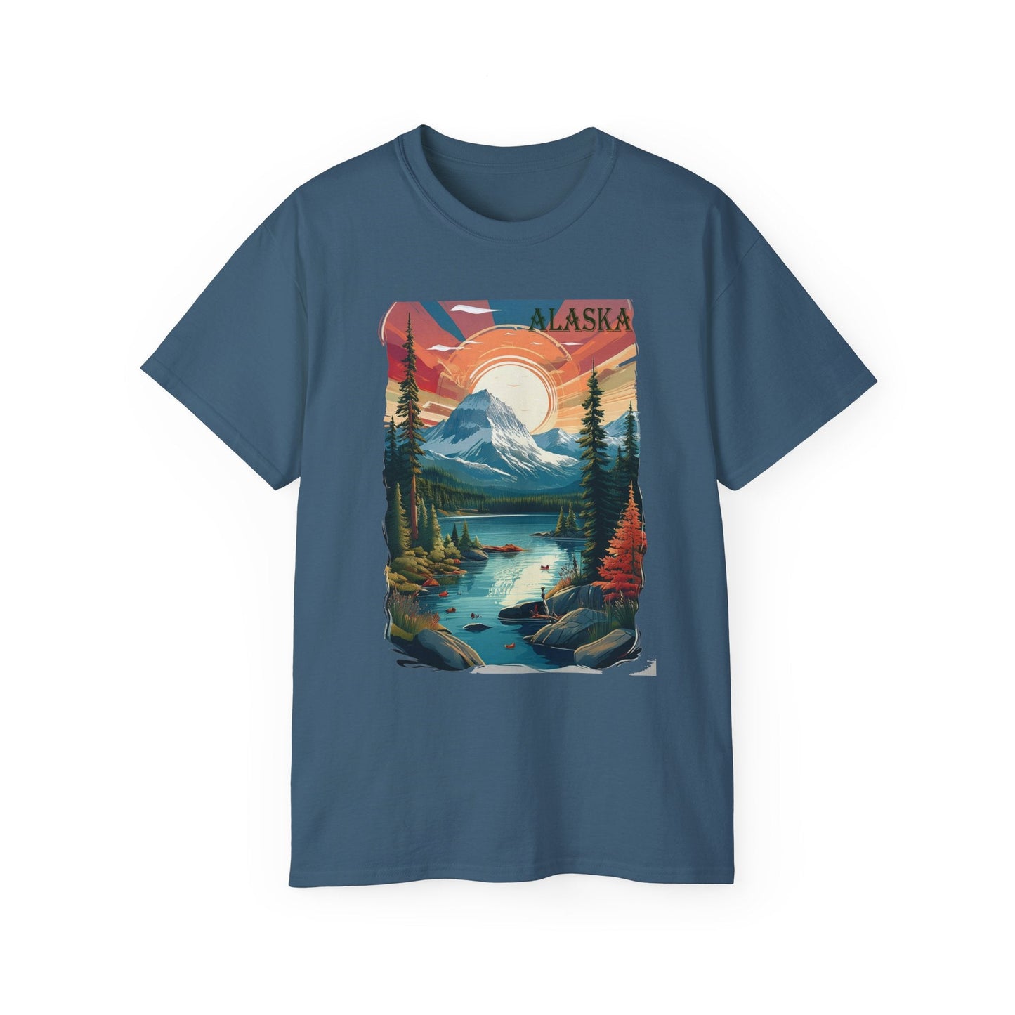 Alaska Graphic Unisex Cotton T‑Shirt 4