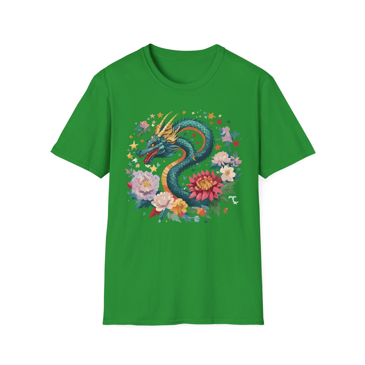 Dragon Graphic Tee Gildan Unisex 100 Cotton Tee Shirt with Animal a39