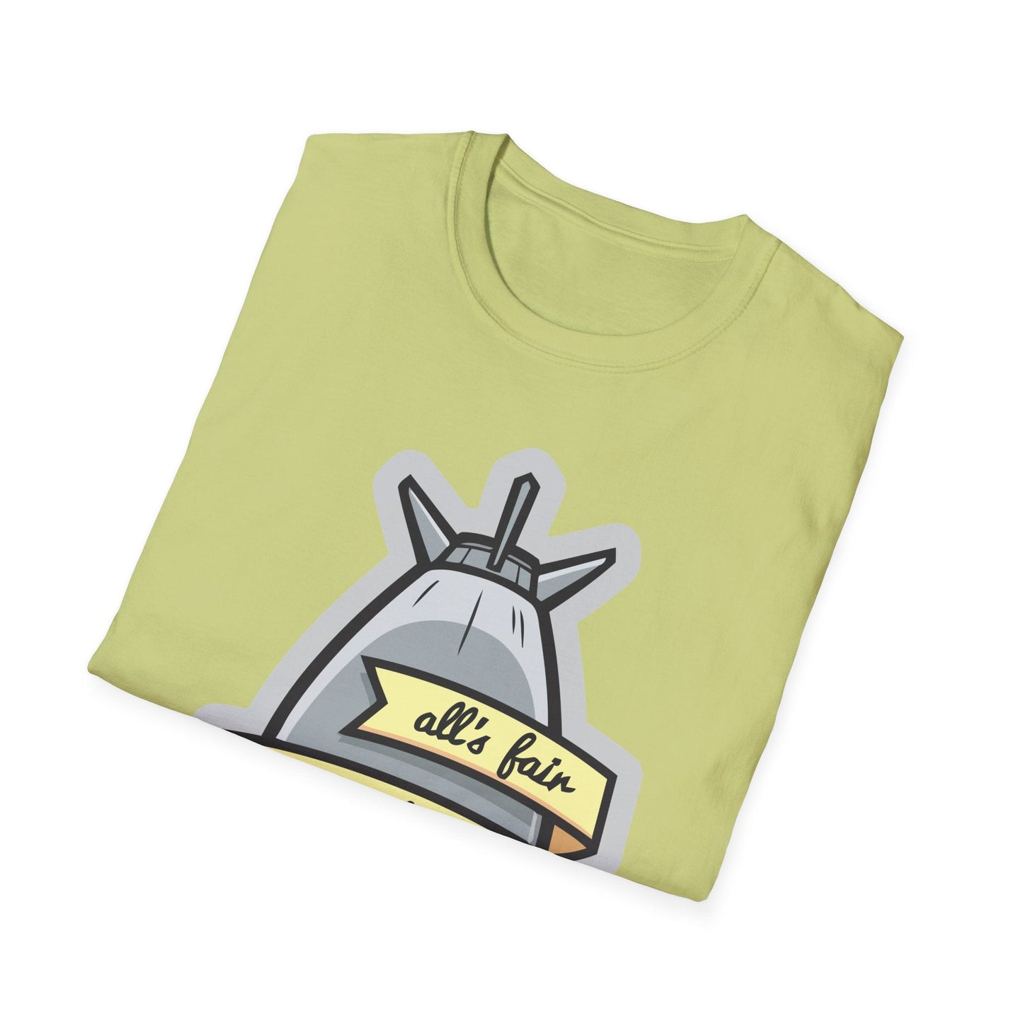 Cartoon T Shirt Animation T Shirt Funny Tee Shirt Unisex Gildan Softstyle 64000 100 Percent Cotton