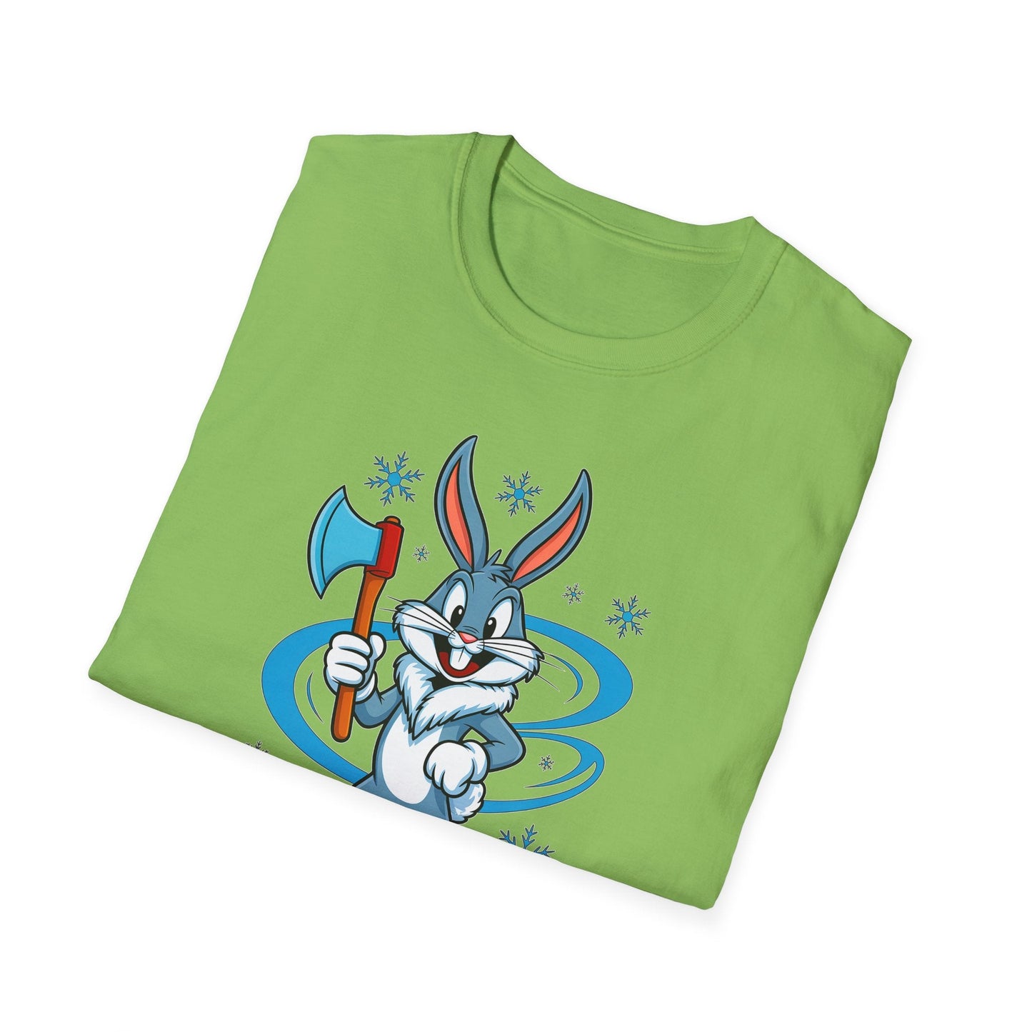Cartoon Bunny Graphic Unisex Cotton Animal Animation Artwork Design Tee 26