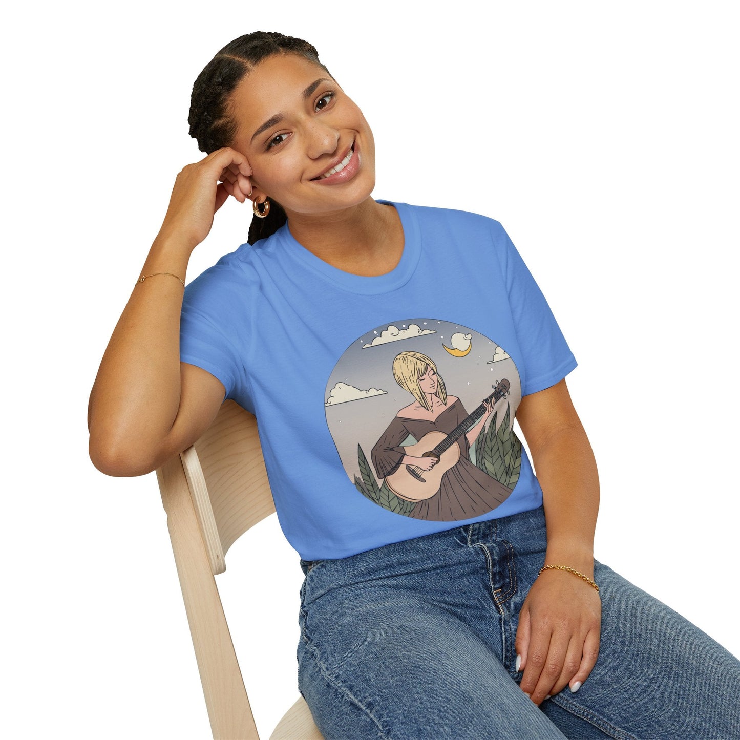 Womens Graphic T Shirts Art Design Shirt Softstyle Unisex Cotton Tee 100 Percent Comfort
