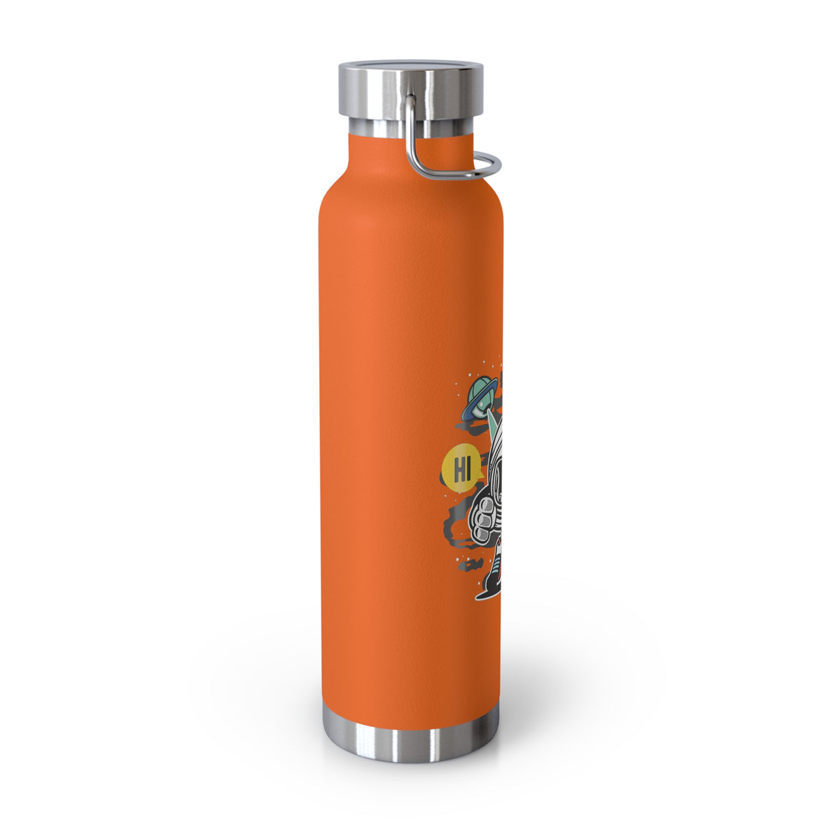 22oz Copper Insulated Water Bottle with Cartoon Design - CV86